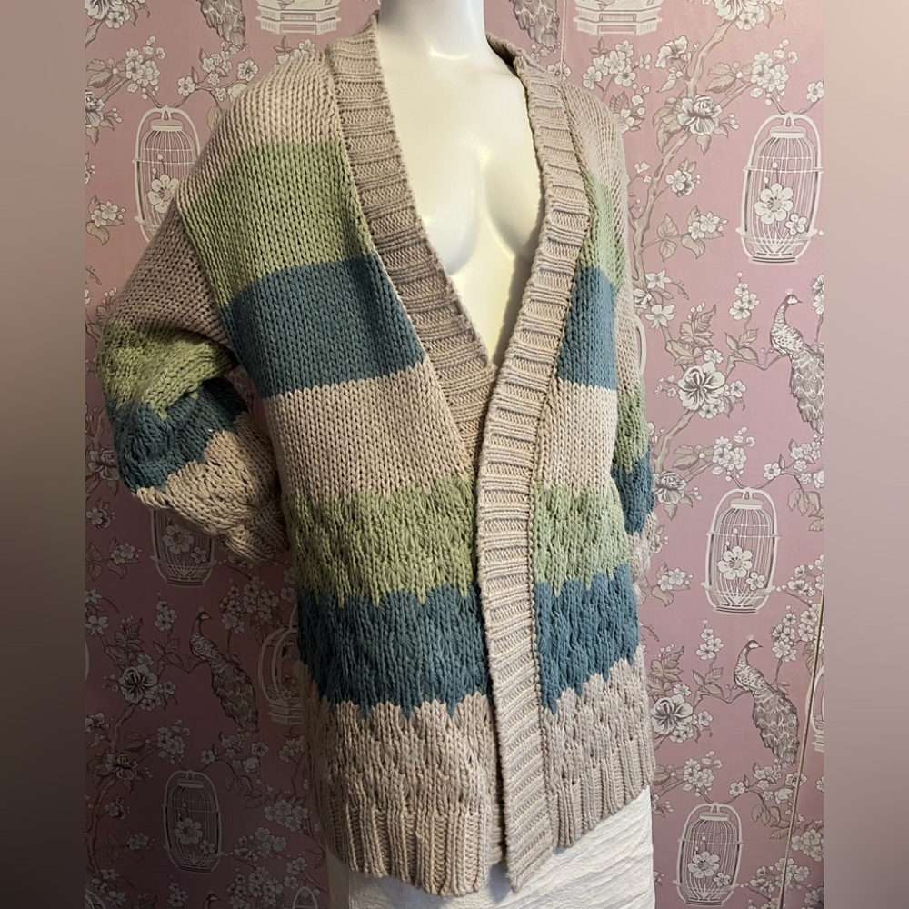 NWOT Alter’d State oversized stripe cardigan